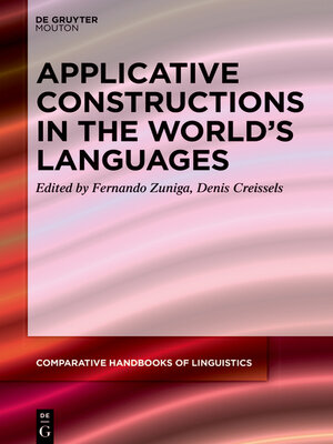 cover image of Applicative Constructions in the World's Languages